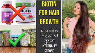 Natural Supplements for Hair Growth  All You Need to Know About BIOTIN amp Hair Growth Supplements [upl. by Yaja]