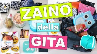 COSA CE NEL MIO ZAINO DELLA GITA💥ORGANIZZAZIONE [upl. by Lewls]