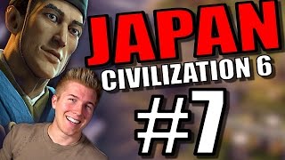 Civilization 6 Gameplay Japan Civ 6 Leader Hojo Tokimune Let’s Play Part 7  Domination Strategy [upl. by Burack]