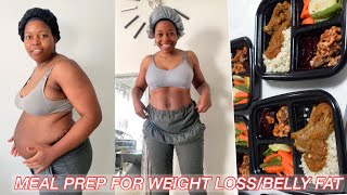 Meal Prep For Weight LossBelly Fat [upl. by Nosmoht]