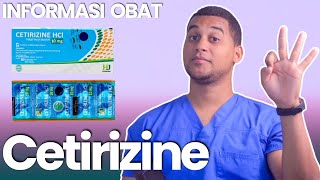 CETIRIZINE OBAT APA  DOSIS DAN CARA MINUM AMLODIPINE  INFORMASI OBAT Cetirizine [upl. by Cale]