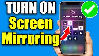 How To Turn On Screen Mirroring On iPhone amp iPad  Easy Guide [upl. by Nilsoj164]