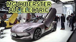 MG Cyberster Electric Speed Meets CuttingEdge Tech [upl. by Yenahpets]