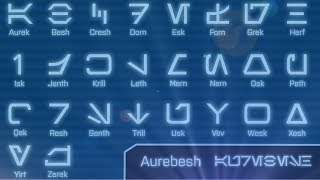 AUREBESH  Die Schrift im Star Wars Universum [upl. by Nerta]