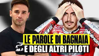 MORTE LUCA SALVADORI LE STRAZIANTI PAROLE DI BAGNAIA MARTIN E ALTRI PILOTI [upl. by Geno89]