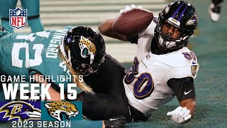 Baltimore Ravens vs Jacksonville Jaguars  2023 Week 15 Game Highlights [upl. by Robbi]