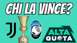 JUVE o ATALANTA chi vince la CoppaItalia [upl. by Ciri]