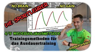 45 Wiederholungsmethode  Trainingsmethoden  Ausdauertraining  Cardio  Theorie  Sport Abitur [upl. by Rollet381]