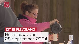 Dit is Flevoland van zaterdag 28 september 2024  Omroep Flevoland [upl. by Doralynne]