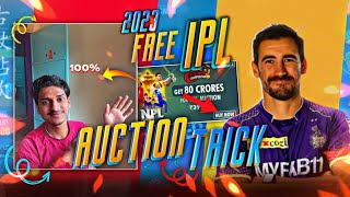 Wcc2 IPL Auction 2023  HOW TO OPEN 🤫 👽Trick [upl. by Barden]