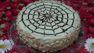 Esterhazi torta EsterhĂĄzy Esterhazi torta recept M kuhinja [upl. by Hgielrebmik]