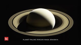 Fakta Menarik Planet Saturnus Planet Paling Ringan [upl. by Ycniuqed]