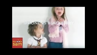 iPhone vs Blackberry Parody Ep 1 Short Film on Mugglesam [upl. by Felicie847]