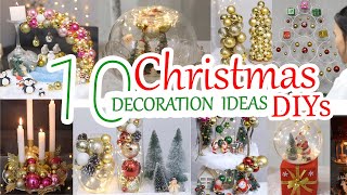 10 DIY Christmas Decoration Ideas 2024  Christmas Crafts [upl. by Vogeley501]