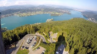 Wörthersee Lake View ​From Pyramidenkogel [upl. by Ntsud]