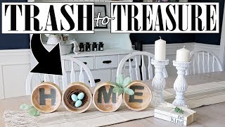 Thrift Store Makeover ⭐ Trash to Treasure Upcycle [upl. by Llednahs]