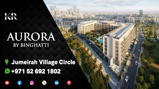 Aurora by Binghatti at Jumeirah Village Circle Dubai [upl. by Latea]