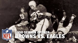 4 1950s Browns Dominate the Eagles  NFL Films  Top 10 Upsets [upl. by Elisee]