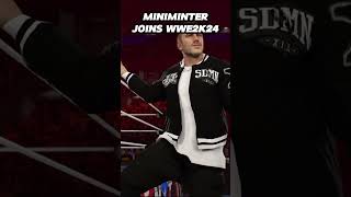 MINIMINTER JOINS WWE2K24 wwe2k24 miniminter sidemen [upl. by Pontius]