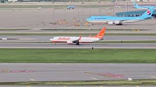 JeJu air boeing 737 max 8 takeoff [upl. by Alien]