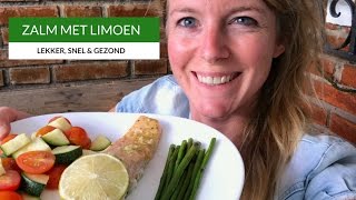 ZALM MET LIMOEN  lekker snel amp gezond  Nicole  Culicool [upl. by Blalock]