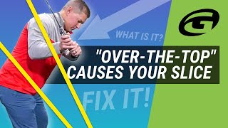 What is the OvertheTop Golf Swing  How to Beat it 💪🏽 [upl. by Azar285]