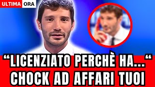 🔴 STEFANO DE MARTINO IL TRAGICO ANNUNCIO AD AFFARI TUOI POCO FA quotÈ STATO LICENZquot [upl. by Edris]