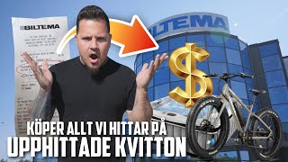 KÖPER ALLT VI HITTAR PÅ KVITTON UTANFÖR BILTEMA [upl. by Atwood]