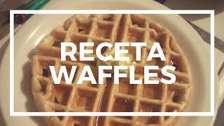 Receta de Waffles [upl. by Godfrey562]