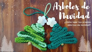 ÁRBOLES DE NAVIDAD TEJIDOS A CROCHET [upl. by Aggappe]