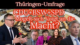 Umfrage Thüringen droht MASSIVER Wählerbetrug [upl. by Ekaj]