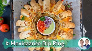 Mexicaanse Dip Ring  Koken amp bakken met SterkInDeKeuken [upl. by Gregson]