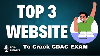 Top 3 website to crack cdac ccat exam  cdac course preparation  cdac ccat exam in detail cdac [upl. by Nyhagen]