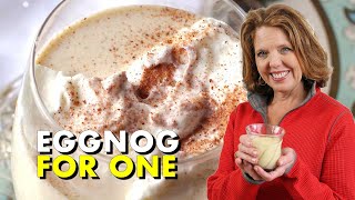 How to Make Eggnog For One  Rich and Creamy [upl. by Ravert861]