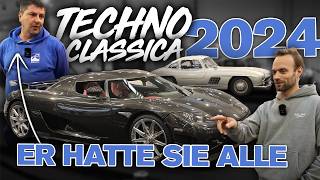 Unser Oldtimer Professor SCHWAN legt los Rundgang auf der TECHNO CLASSICA 2024 [upl. by Leahcimnaj946]