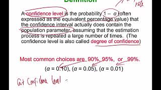 Chapter 7 Estimates and Sample Size Part 1 [upl. by Bael]