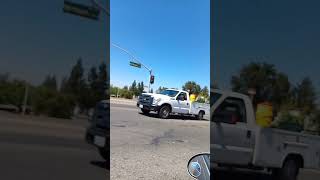 downtown Sacramento CA city of public works truck Al of a suden show up to harass me 81324 [upl. by Conny357]