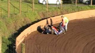 Crashes Rosebank Speedway Auckland New Zealand [upl. by Danais]