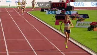 DM Erfurt 2017  1500m Frauen Konstanze Klosterhalfen 35958 [upl. by Ruon]