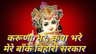 Bankebihari Bhajans Karuna bhare kripa bhare mere banke bihari sarkar करूणा भरे कृपा भरे मेरे [upl. by Eellehs]