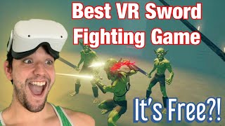 Best VR Sword Fighting Game Is Free  Quest 2  Battle Talent VR Gameplay Review and New Updates [upl. by Nhguavoj522]