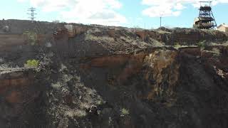 Bisbee Lavender Pit Mine Arizona  Dorsey Drone Footage 006 [upl. by Annoirb464]