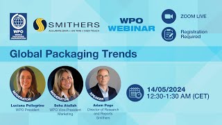 Webinar Global Packaging Trends with Smithers [upl. by Fotina]