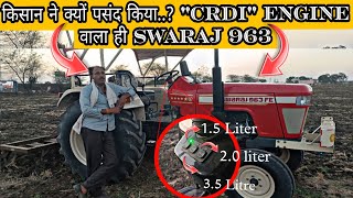 किसान owner review Swaraj 963 Fe quotCRDIquot engine New Mode ✌️ Fail❌Pass👍 swarajtractor [upl. by Tonry]