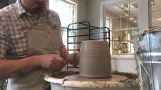 Pottery Throwing a Crock [upl. by Inalan]