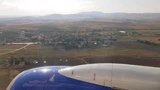 Ankara  Landing at Ankara Esenboğa Airport with Anadolu Jet [upl. by Heyer]