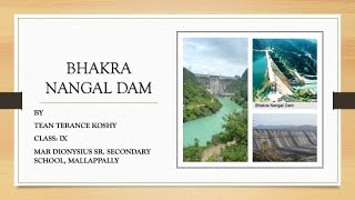 Art Integration Project for Physics 2020 Bhakra Nangal Dam in Himachal Pradesh [upl. by Farnham]