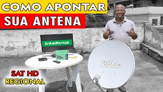 COMO SINTONIZAR A NOVA ANTENA PARABÓLICA DIGITAL USANDO APENAS O RECEPTOR INTELBRAS RDS 840 [upl. by Alle]