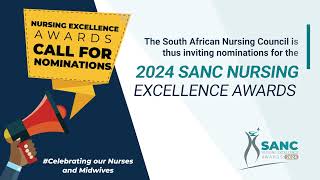 SANC Nursing Excellence Awards 2024 Call for Nomination [upl. by Darius174]