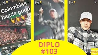 Diplo mixing in Bogota Colombia  snapchat  february 24 2017 [upl. by Kaela]